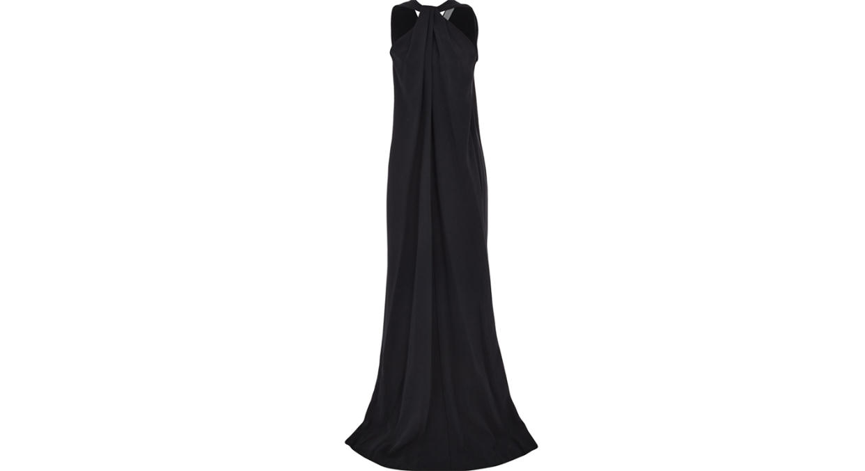 Black Sleeveless Maxi Dress