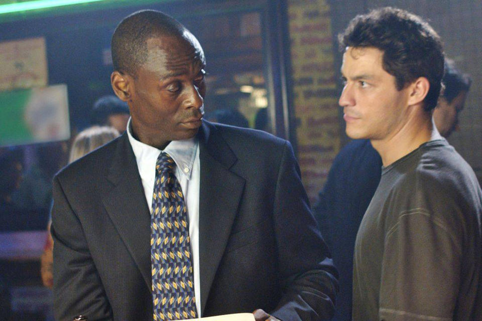 Reddick with Dominic West as McNulty.
