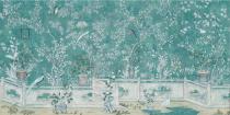 <p>Though this sweeping, hand-painted wallpaper may be fairly new to <a href="https://www.degournay.com/" rel="nofollow noopener" target="_blank" data-ylk="slk:de Gournay's;elm:context_link;itc:0;sec:content-canvas" class="link ">de Gournay's</a> repertoire, Salon Vert's leafy branches were inspired by the famous antique paper used in Baroness Pauline de Rothschild's Paris apartment. The pattern was captured in a photograph taken by Horst P. Horst for <em>Vogue</em> with the Baroness peeping into the room from the jib door in 1969. </p><p>While de Gournay has since re-created this majestic design, the original was taken down in 1988 after Rothschild's death and was last seen for sale in a Parisienne antiques shop in the early 1990s. Its whereabouts since are unknown.<br></p>
