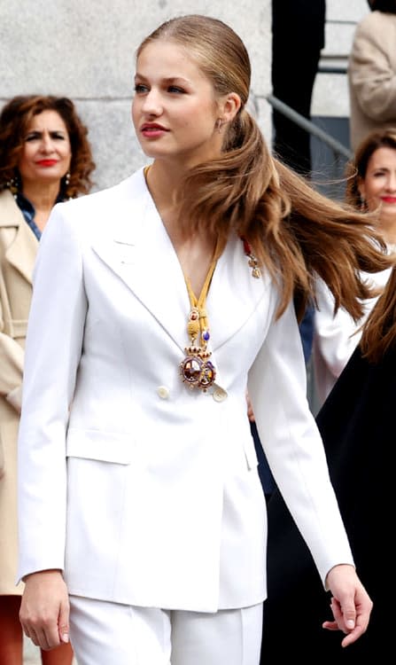 Leonor con su melena al viento