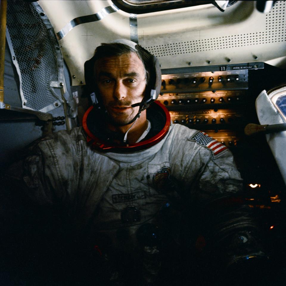 <p>NASA astronaut Eugene “Gene” Cernan died on Jan. 16 at age 82. Cernan is the last man to have walked on the moon, during the Apollo 17 mission in December 1972. (Photo: NASA) </p>