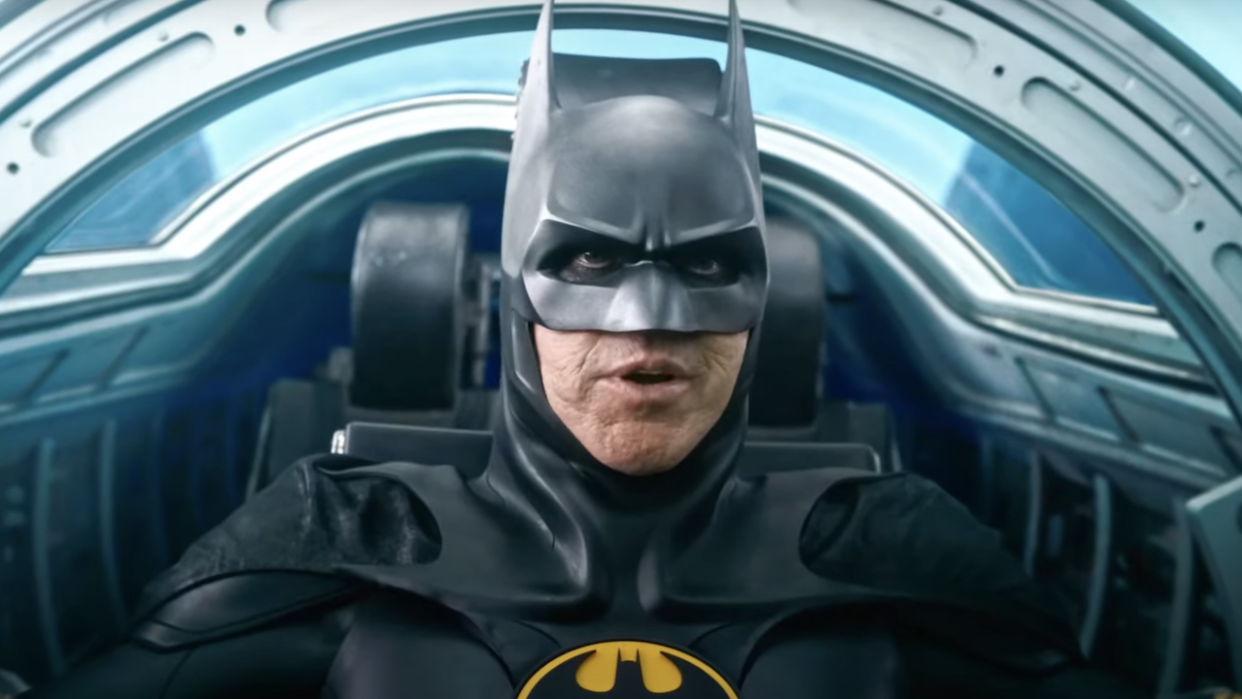  Michael Keaton as Batman in The Flash 