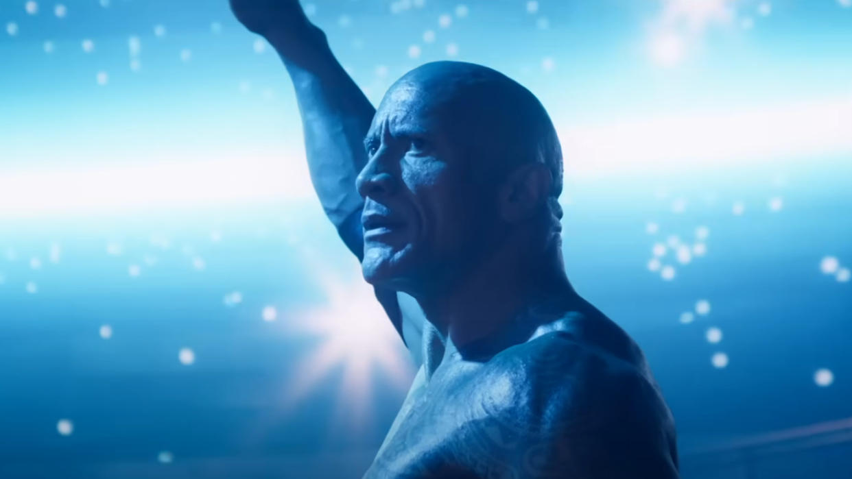  The Rock in the WrestleMania 40 promo trailer. 