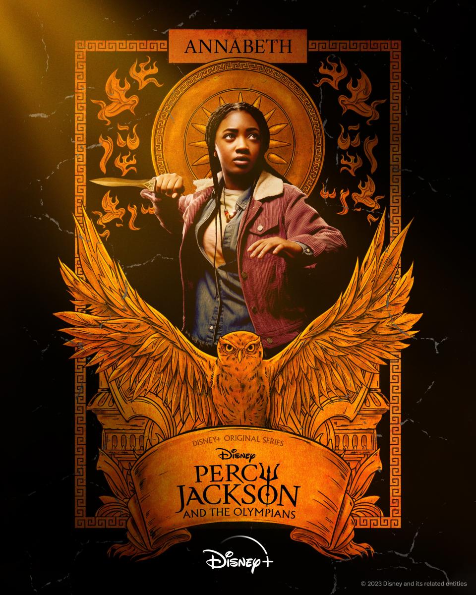 Percy Jackson & The Olympians character poster for Annabeth Chase