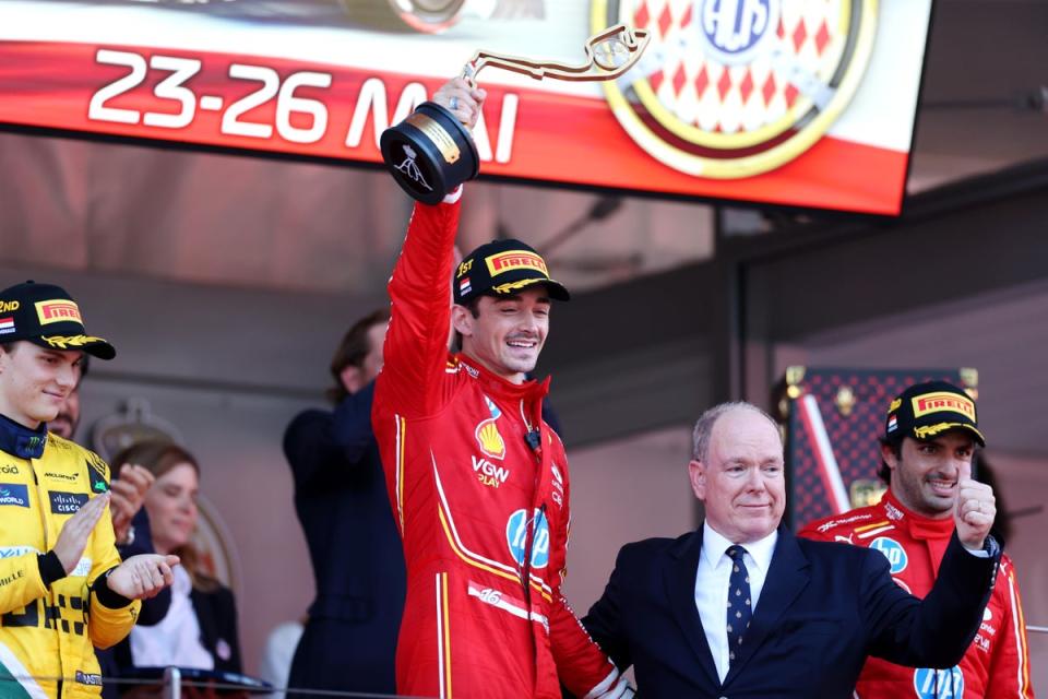 Charles Leclerc’s win cannot distract from the lack of entertainment during the race (Getty)