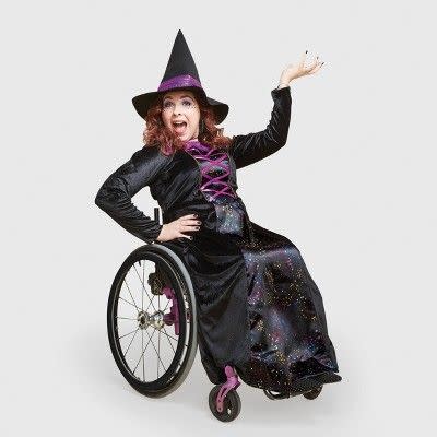 16) Adult Adaptive Witch Halloween Costume with Hat