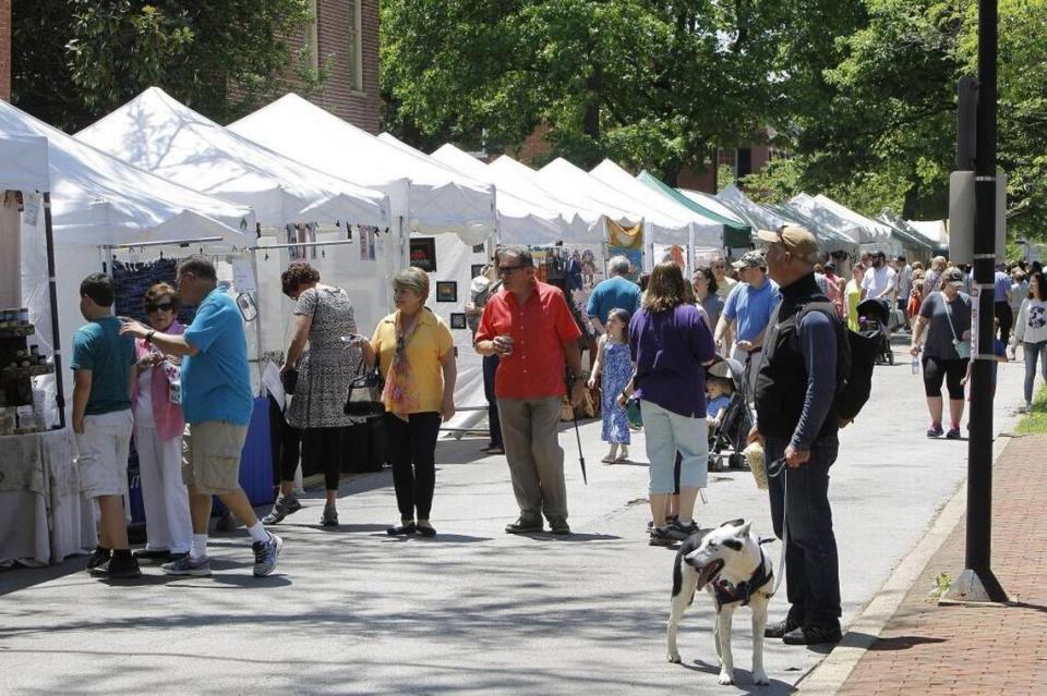 Many vendors will be on hand at Gratz Park for Mayfest.