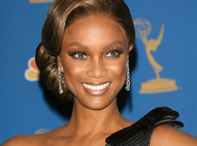 2006: Tyra Banks's Metallic Lip