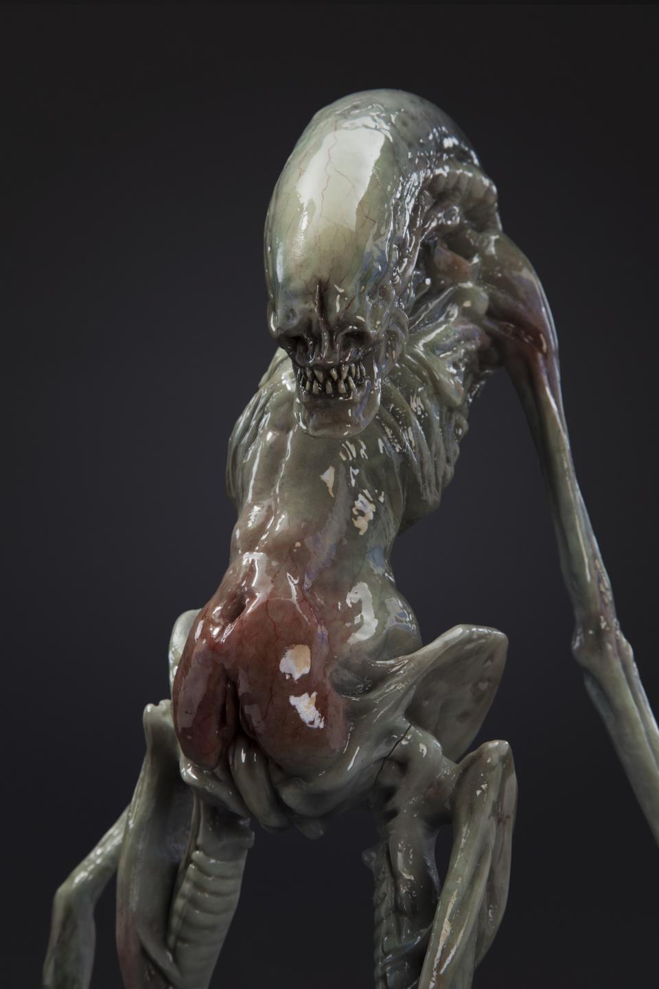 The newborn alien full-body design maquette from <em>Alien: Resurrection</em> (Photo: studioADI)