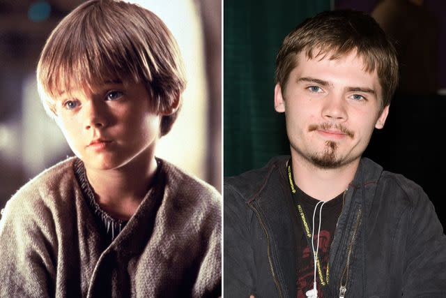 Everette Collection; Jake Lloyd as a child in character as Anakin Skywalker in ‘Star Wars: Episode I — The Phantom Menace’; Jake Lloyd as an adult.