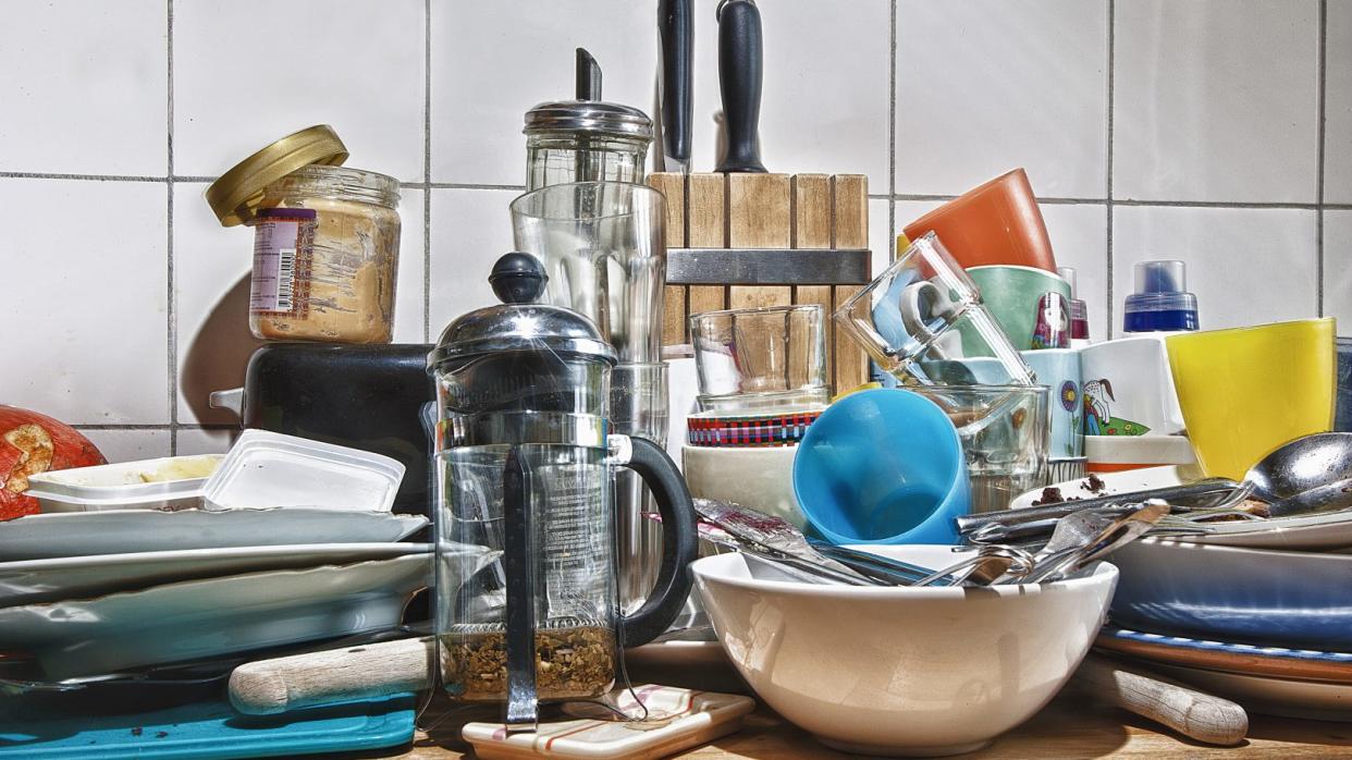 Messy Kitchen