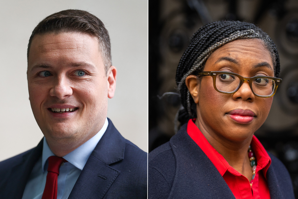 Shadow health secretary Wes Streeting and women and equalities minister Kemi Badenoch (Getty Images)