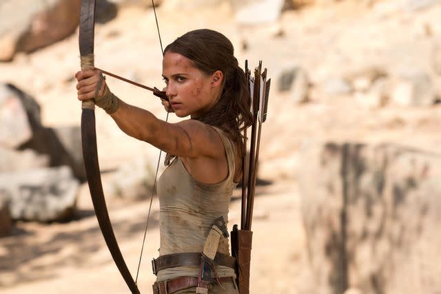 Ilzek Kitshoff/Warner Bros. Alicia Vikander in 'Tomb Raider'