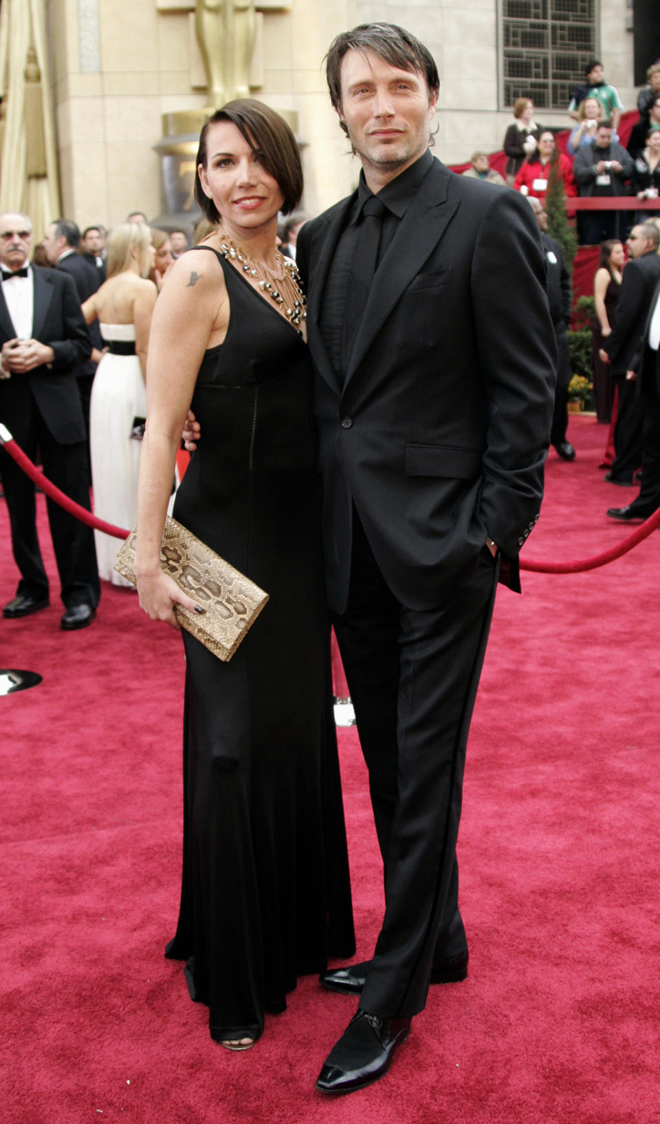 Mads Mikkelsen and Hanne Jacobsen