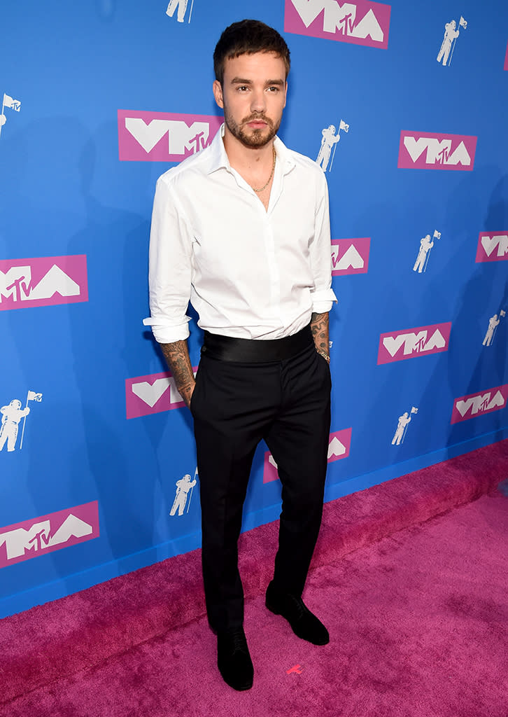 <p>Liam Payne attends the 2018 MTV Video Music Awards at Radio City Music Hall on August 20, 2018 in New York City. (Photo: Kevin Mazur/WireImage) </p>