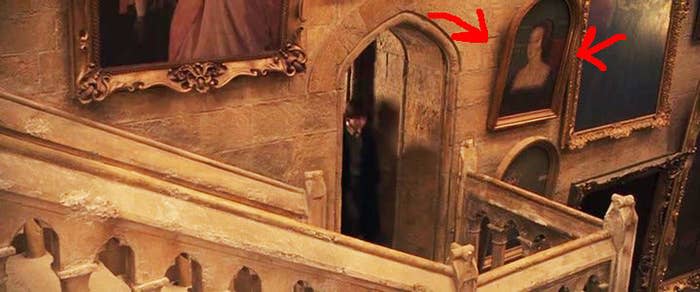 Anne Boleyn's portrait in Hogwarts