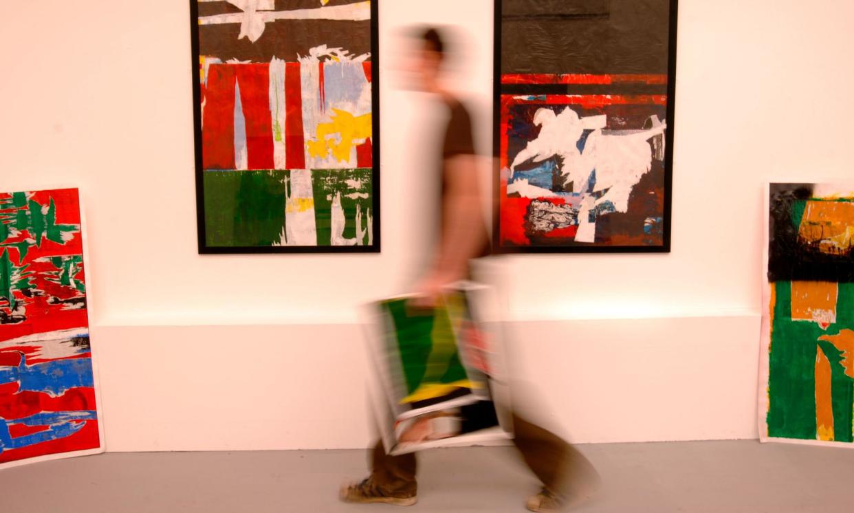 <span>Radical artists pander to the tastes of wealthy collectors in Blue Ruin.</span><span>Photograph: Adrian Sherratt/Alamy</span>