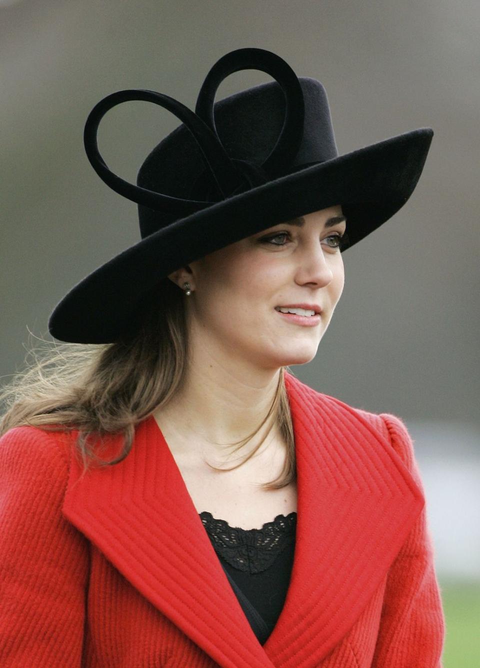 <p>Attending the Sovereign's Parade at Sandhurst Military Academy in Surrey, England.</p>