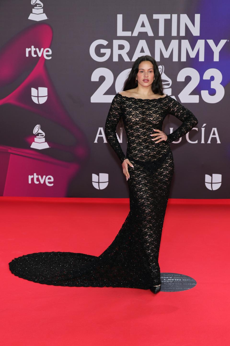 Rosalía attends the 24th Annual Latin Grammy Awards.