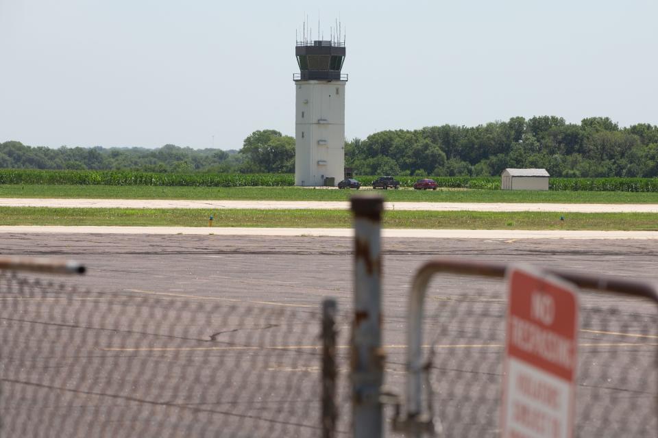 The aging control tower at Billard Airport will soon be revamped.