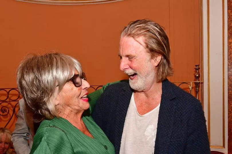Sue Johnston, Freedom of the City of Liverpool at Liverpool Town Hall pictured with actor David Threlfall