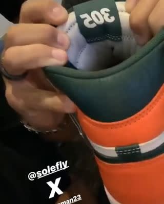 DJ Khaled Solefly x Air Jordan 1 Art Basel Miami