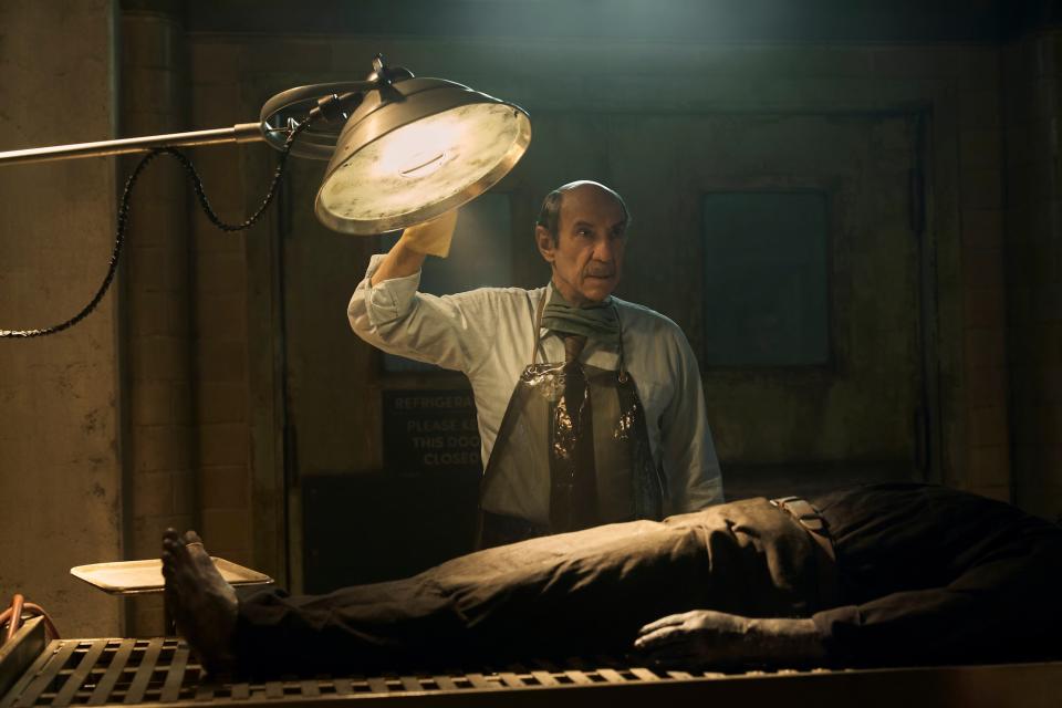 F. Murray Abraham in “The Autopsy” from “Guillermo del Toro’s Cabinet Of Curiosities” - Credit: Ken Woroner/Netflix