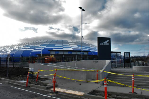 Blue Origin construction site