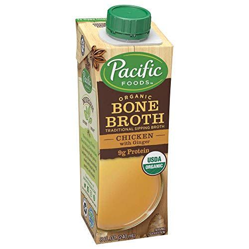 1) Pacific Foods Chicken with Ginger Bone Broth