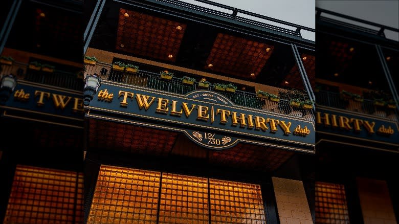Sign for the Twelve Thirty Club