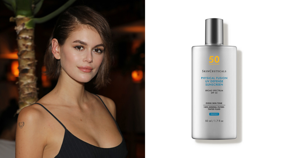 SkinCeuticals Physical Fusion UV Defense SPF 50. Images via Getty, Dermstore.