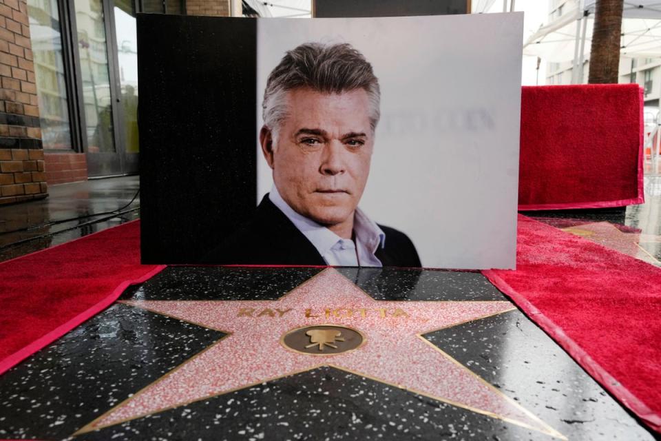 Ray Liotta honoured with posthumous star on Hollywood Walk of Fame (Chris Pizzello/AP) (AP)