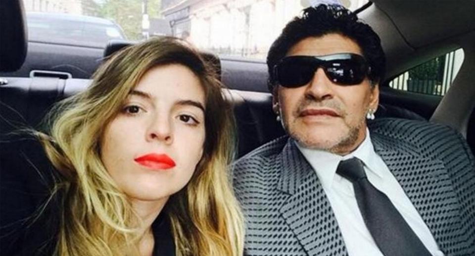 Diego Maradona quiere que investiguen a Dalma por la supuesta extracción de medio millón de dólares. Foto: Instagram