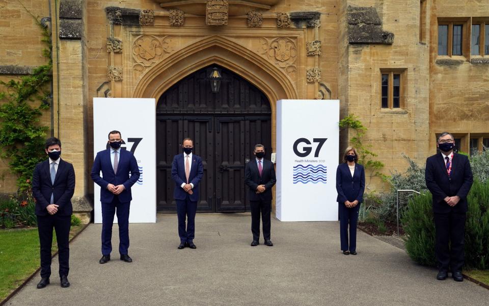 G7 health ministers from Italy, Germany, the US, EU, Japan and UK meet in Oxford on June 3 2021 - WPA Pool/Getty Images