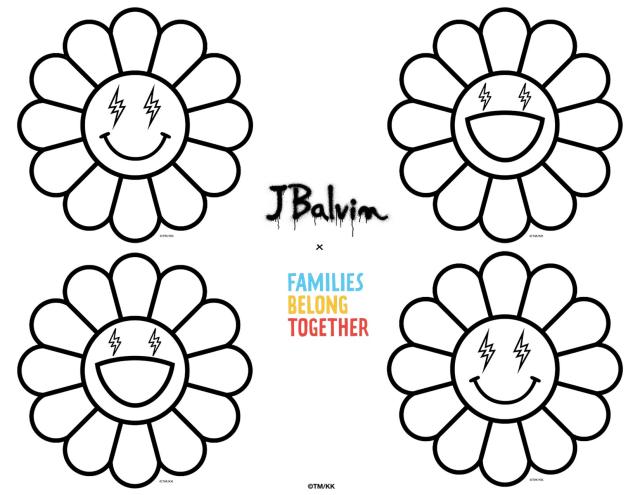 J balvin Flower t-shirt, Reggaeton
