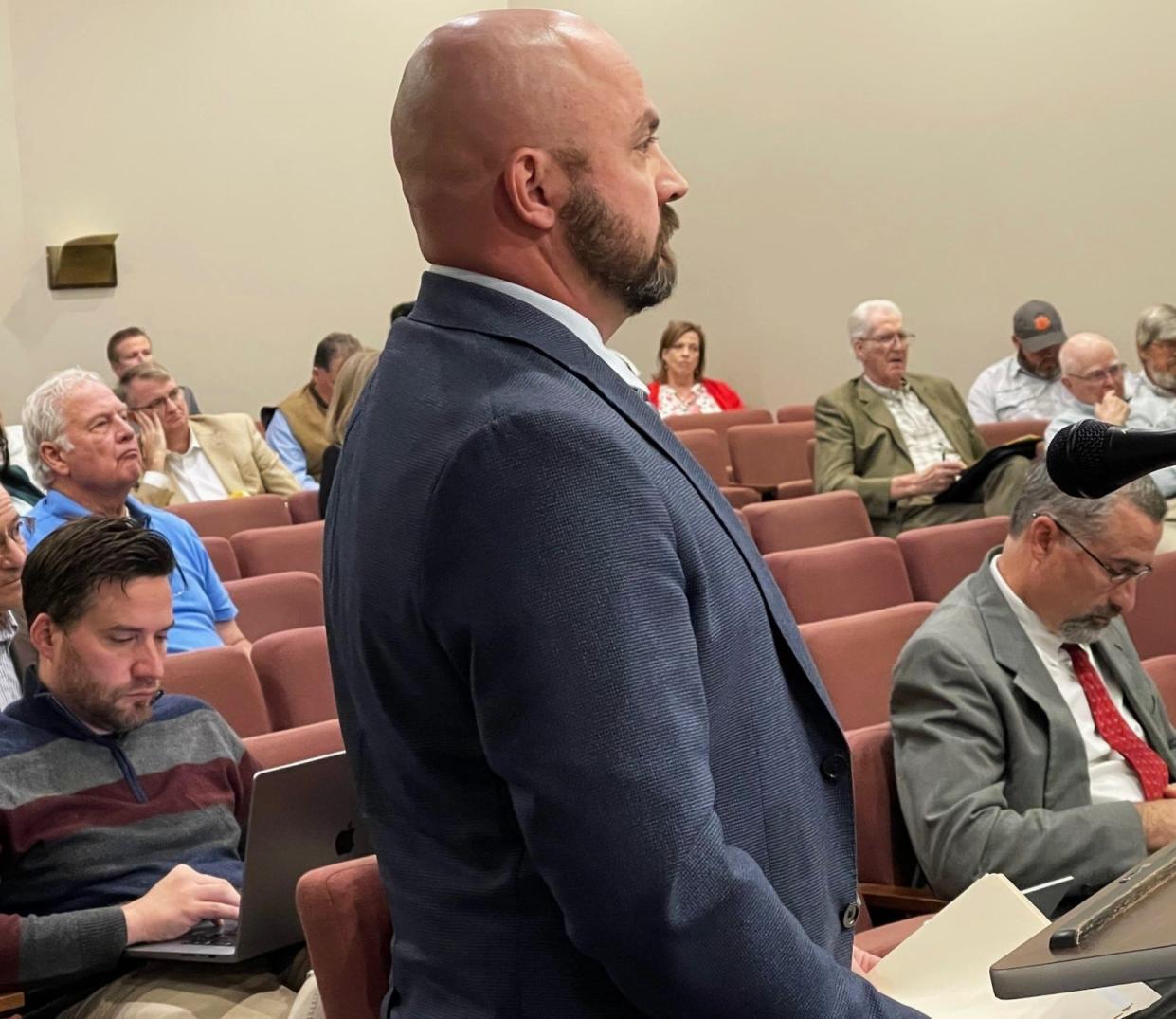 Spartanburg County Director of Veterans’ Affairs Brent Cobb.