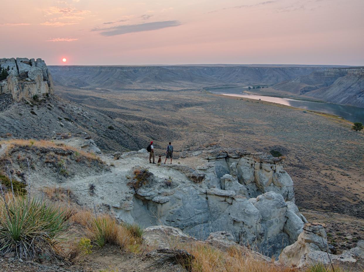 From the Interpretive Center in Fort Benton