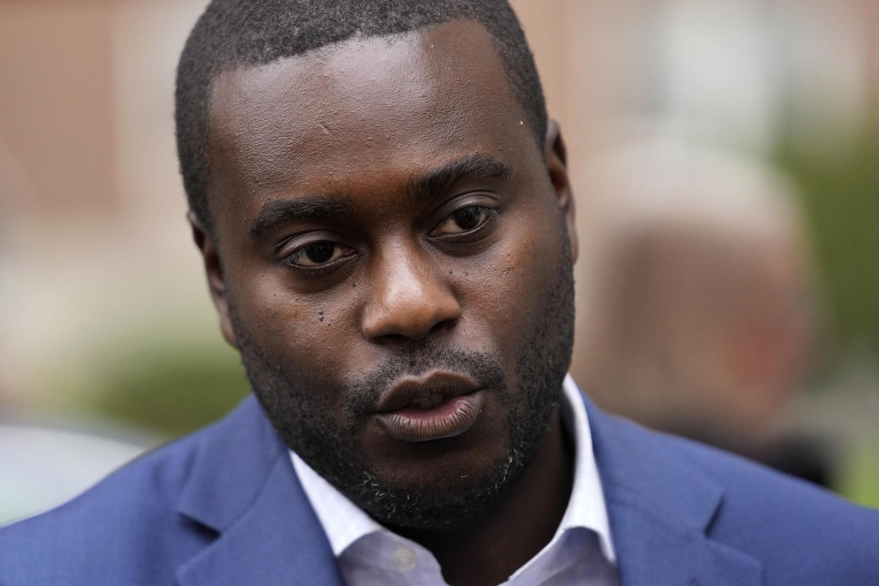 Gabe Amo, the son of West African immigrants, will become the first Black person to represent Rhode Island in Congress.