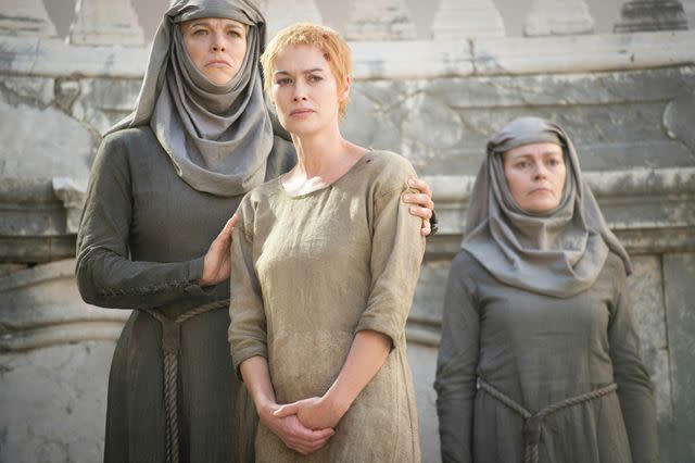 <p>HBO</p> Hannah Waddingham on "Game of Thrones"