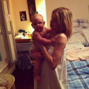 Celebrity Twitpics: Peaches Geldof shared this gorgeous photo of herself and her baby son Astala after bathtime. Aww. Copyright [Peaches Geldof]