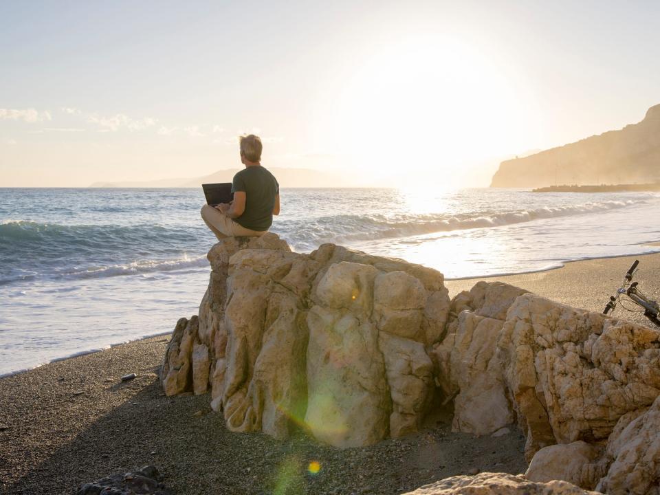 overemployed man retiring