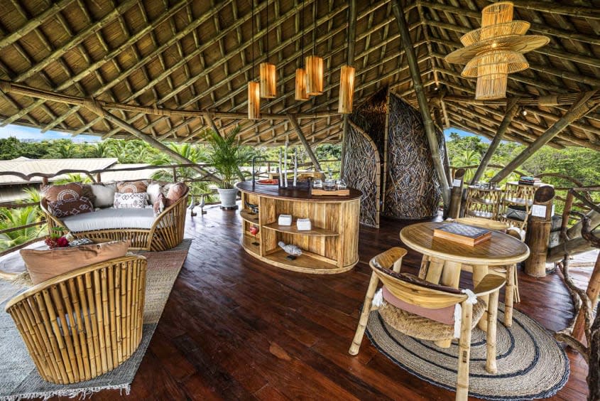 Inside a tree house at Nayara Bocas Del Toro