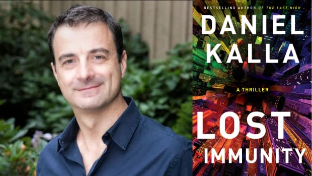 Lost Immunity by Vancouver emergency room physician Daniel Kalla was released Tuesday, May 4. (Michael Bednar Photography, Simon & Schuster Canada - image credit)