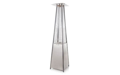 Pyramid silver patio heater 