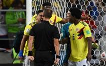 Colombia try to rattle England by resorting to the dark arts