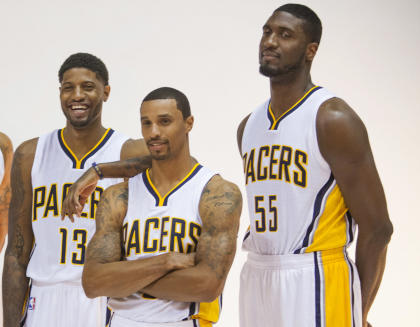 Could these three Pacers share the floor for a first-round series? (Trevor Ruszkowski-USA TODAY Sports)