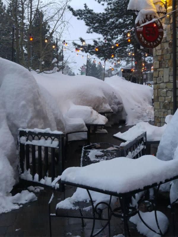 Mammoth copped a record amount of snow this season. Photo: Be