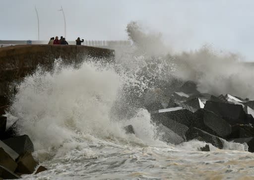 Storm Elsa flooded rivers, brought down power lines and disrupted rail and air travel across Spain, Portugal and France