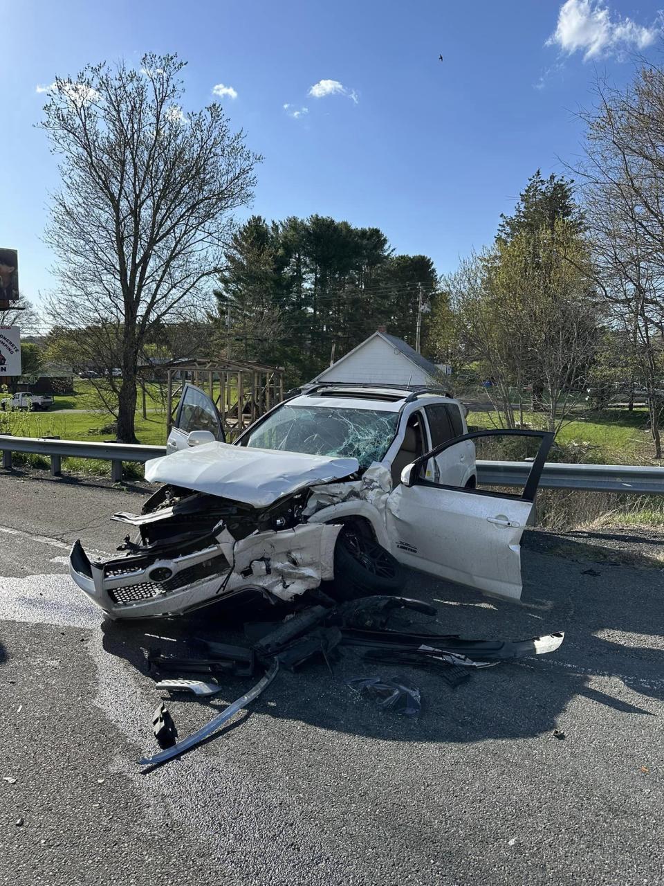Two flown to hospital after head-on crash on Highway 58 in Carroll County