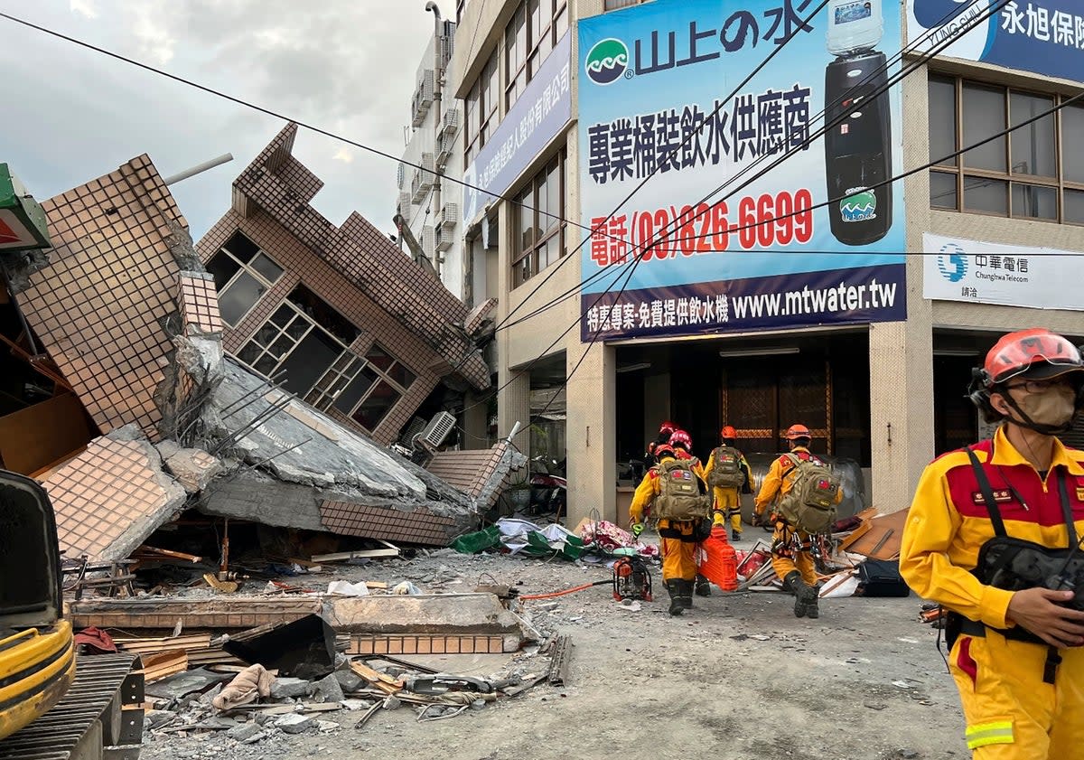 Taiwan Earthquake (ASSOCIATED PRESS)